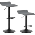 Miniatyrbild 1 av 9: Rootz Barpall - Kökspall - Bänkpall - Ergonomisk sittplats - Stomme i konstläder/metall - Justerbar höjd - 38,5 cm x 39 cm