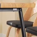 Miniatyrbillede 5 af 8: Rootz Multifunktionelt bord - Spisebord - Sofabord - Holdbar MDF & Metal - 120 cm x 75 cm x 78 cm - Stilfuldt og stabilt design