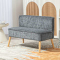 Miniatyrbillede 2 af 11: Rootz 2 -sædet polstret sofa - Loveseat - Compact Couch - Komfortabel polstring - 117 x 56,5 x 77 cm - Grå