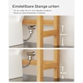 Miniatyrbillede 7 af 8: Rootz Bamboo toilethylde - Organizer til badeværelset - Opbevaringsstativ - Miljøvenlig - Pladsbesparende - Nem montering - Naturlige farver - 26 cm x