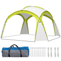 Miniatyrbillede 10 af 10: Rootz Event Shelter Pavilion - Garden Telt - Festival Canopy - Vandafvisende belægning - 350 cm x 350 cm x 222 cm
