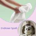 Miniatyrbillede 3 af 6: Rootz Cat Scratching Post - Cat Tree - Stor udsigtsplatform - Holdbar plys/sisal - 60 cm x 40 cm x 84 cm