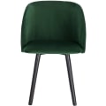 Miniatyrbillede 4 af 6: Rootz sæt med 4 spisestuestole - Elegant siddeplads - Komfortable stole - Ergonomisk design - Holdbar og robust - Alsidig stil - 84 cm x 45 cm x 46 cm