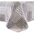 Miniatyrbillede 4 af 9: Rootz Luxurious Patchwork sengetæppe - Dyne - Dyne - Vendbart design - Kan maskinvaskes - Holdbar polyester - Fås i flere størrelser (150x200cm, 170x2