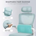 Miniatyrbild 7 av 8: Rootz Ergonomic Office Chair - Mesh Skrivbordsstol - Svankstöd - Gungfunktion - Justerbart nackstöd - 62cm x (116-123,5)cm x 69,5cm