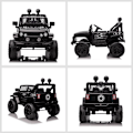 Pikkukuva 4 / 7: Rootz Electric 4x4 Lasten auto - Kids Ride -On -ajoneuvo - Kaukosäädin auto - Shokinvaimentimet - 100 cm x 64,2 cm x 71 cm