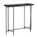 Miniatyrbillede 1 af 6: Rootz Modern Console Bord - Entrébord - Sofabord - Glasplade - Metalstel - Håndlavet - 90cm x 29cm x 85cm