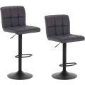Miniatyrbillede 1 af 9: Rootz Barstol - Justerbar bordstol - Drejelig barstol - Ergonomisk komfort - Holdbar og langtidsholdbar - Sikker og stabil - Kunstlæder - 92cm-114cm x