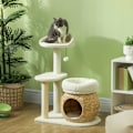 Miniatyrbild 2 av 7: Rootz Cat Scratching Post - Cat Climbing Tree - Cat Activity Center - Skyddar möbler - 60L x 40W x 79H cm