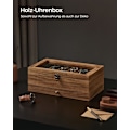 Miniatyrbild 6 av 8: Rootz Watch Box - Organizer - Förvaringsväska - Massivt valnötsträ - 30cm x 20cm x 8cm