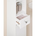 Miniatyrbillede 9 af 10: Rootz Tall Badeværelse Skab - Opbevaringsskab - Badeværelsesarrangør - Justerbare hylder - 20x180x20cm - MDF E1 - Højglans hvid