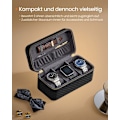 Miniatyrbild 4 av 6: Rootz Watch Box - Urfodral - Klockorganisatör - PU-läder - Imitation mocka - 10cm x 20cm x 9cm