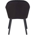Miniatyrbillede 6 af 7: Rootz sæt med 6 spisestuestole - Fløjlsbetrukket - Komfortable siddepladser - Holdbar og robust - Alsidig stil - Nem montering - 81 cm x 40 cm x 42 cm