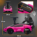 Miniatyrbillede 3 af 6: Rootz Maserati GT2 Ride-On Car - Rutebil til børn - Bobby Car - Stille hjul - 65L x 29W x 37H cm