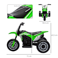 Pikkukuva 3 / 10: Rootz sähköinen lasten moottoripyörä - Honda CRF450RL Replica - Lasten pyörä - Torvi ja käynnistysäänet - Asfaltti - 71 cm x 40,5 cm x 43,5 cm