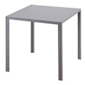 Miniatyrbillede 1 af 7: Rootz Spisebord - Køkkenbord - Glasbord - Firkantet bord - Glasplade - Kompakt design - Grå - 75L x 75W x 75H cm