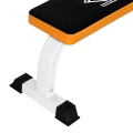 Miniatyrbillede 6 af 7: Rootz Vægtbænk - Flad bænk - Fitnessbænk - Træningsbænk - Hjem - Gymnastik - Sort/Orange - L112x B62 x H43 cm