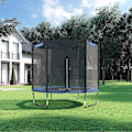 Miniatyrbild 2 av 6: Rootz studsmatta med skyddsnät - studsmatta - trädgård - svart/blå - Ø 183