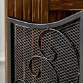 Miniatyrbild 6 av 6: Rootz eldstadsskydd - Spark Guard - Vintage Design - Flexibelt justerad - Robust metallram - Svart - 66cm X 31cm X 81cm