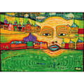 Pikkukuva 3 / 3: Puzzle Michèle Wilson - Irinaland Balkaneilla Hundertwasserilta - WILSON PELIT Flerfärgad