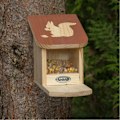 Miniatyrbild 2 av 6: Ekorrmatare, med färgat tak med ekorrsilhuett.-Esschert Design 25.000000 Färgad