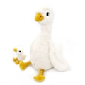 Pikkukuva 1 / 6: Peluukki - Les Déglingos - Jébongou - Äiti ankka ja vauva - 36 cm - Kierrätetty polyesteri Vit