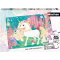 Miniatyrbild 1 av 3: 45 bitars barnpussel Pretty unicorn Nathan - Affisch ingår - Fantasi tema - Mixat - Från 5 år