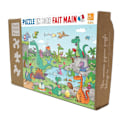 Pikkukuva 2 / 3: Puzzle Michèle Wilson - Dinosaurus Laure Cacouault - WILSON LEIKIT Flerfärgad