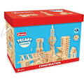 Miniatyrbild 1 av 3: JEUJURA Tecap Classic - 500 träskivor - byggspel Beige