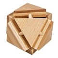 Miniatyrbild 1 av 2: 3D bambu pussel - Magic Triangle Box - Blandat - Åldrar 9 och uppåt - 25 min kastanj