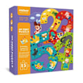 Pikkukuva 2 / 4: Puzzle 12345 tarinoita MIDEER - Eläimet - 3-vuotiaille ja vanhemmille - Alle 100 palapeliä Flerfärgad
