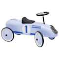 Pikkukuva 2 / 2: Porteuri auto numero 1 sininen - GOKI - Lapsen lelu 12 kuukautta ja enemmän - Metalli ja muovi - 73,5 x 35 x 34,5 cm Blå