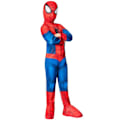 Pikkukuva 2 / 4: Ultimate Spider-Man klassinen lasten naamiaisasu - Marvel - Punainen - Polyesteri - 7 vuotta ja enemmän Röd 7-8 år gammal