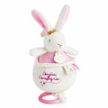 Pikkukuva 1 / 4: DOUDOU JA SEURA - Kukka Pupunen - Musiikkilelu vauvoille - Valkoinen ja vaaleanpunainen - 15 cm Rosa