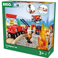 Pikkukuva 1 / 5: Brio World Circuit Action Pompier - Täydellinen pakkaus 18 osaa - Puinen junarata - Ravensburger - Sekä tytöille että pojille 3-vuotiaasta alkaen - 3 Flerfärgad