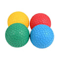 Miniatyrbild 1 av 6: Ballonger - TickiT - Lätt grepp - 4 stycken - Klara färger - Yta av bikakeffekt Röd