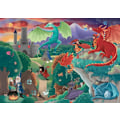 Miniatyrbild 3 av 4: Michele Wilson Pussel - 50 bitars träpussel DRAKAR - Flerfärgad Flerfärgad