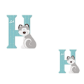 Pikkukuva 1 / 2: Sevi - Kirje H - Husky