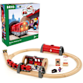 Pikkukuva 2 / 5: BRIO World Circuit Metro puinen junarata - 20 kappaleen täydellinen sarja - Ravensburger - Sekoitettu 3-vuotiaasta alkaen Flerfärgad