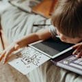 Pikkukuva 3 / 4: Kidywolf - Kidydraw-Mini Piirustustabletti Eläimet - NESPART Orange