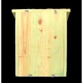 Miniatyrbild 5 av 6: Fladdermusholkar - Esschert Design - Storlek L - Rå furu - Zinktak - Mått 44,7x38x15,5 cm