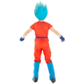 Pikkukuva 3 / 3: Goku Super Saiyan -pukukokonaisuus pojille - CHAKS - Fiktiivinen hahmo - Dragon Ball -lisenssi - EU-standardit Vit 7-8 år gammal