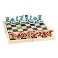 Pikkukuva 1 / 5: Shakkipeli GM puulaatikossa - Monivärinen - P 41 x L 41 x K 2,5 cm Flerfärgad