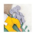 Miniatyrbild 4 av 4: NATTOU Tembo stickad mjukis - 32 x 23 cm - Från födseln - I bomull Grå