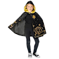 Pikkukuva 1 / 3: Naamiaisasu - Harry Potter - Luksus takki neljään tupaan - Musta sametti - Kultaiset kuviot - 3 vuotta ja yli Svart 7-8 år gammal