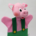 Miniatyrbild 3 av 4: Mú - Little Green Pig Puppet - MORAVSKA USTREDNA BRNO Grön