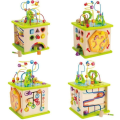 Pikkukuva 6 / 6: Activity Cube Country Critters Hape - Puiset vauvojen kehityspelit 12 kuukauden ikäisille ja sitä vanhemmille Flerfärgad