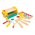 Miniatyrbild 3 av 6: Brico'Kids Robot Toolbox - Gör-det-själv-spel för barn - 25 tillbehör + 3 verktyg - Imitationsspel - Från 36 månader färgrik