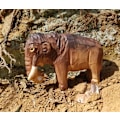 Miniatyrbild 4 av 4: Wudimals - Mammoth Figur - K-PLAY kastanj