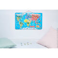 Miniatyrbild 4 av 4: Trä Magnetic World Puzzle - Janod - 92 bitar - Från 7 år Flerfärgad